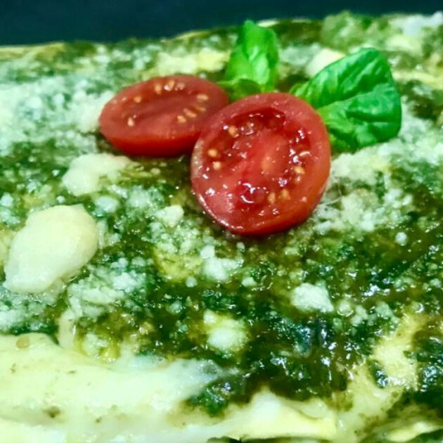 lasagne pesto e mozzarella