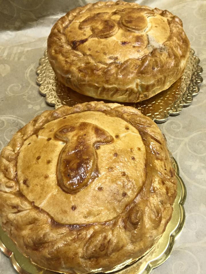 torta ai funghi porcini e salsa mornay