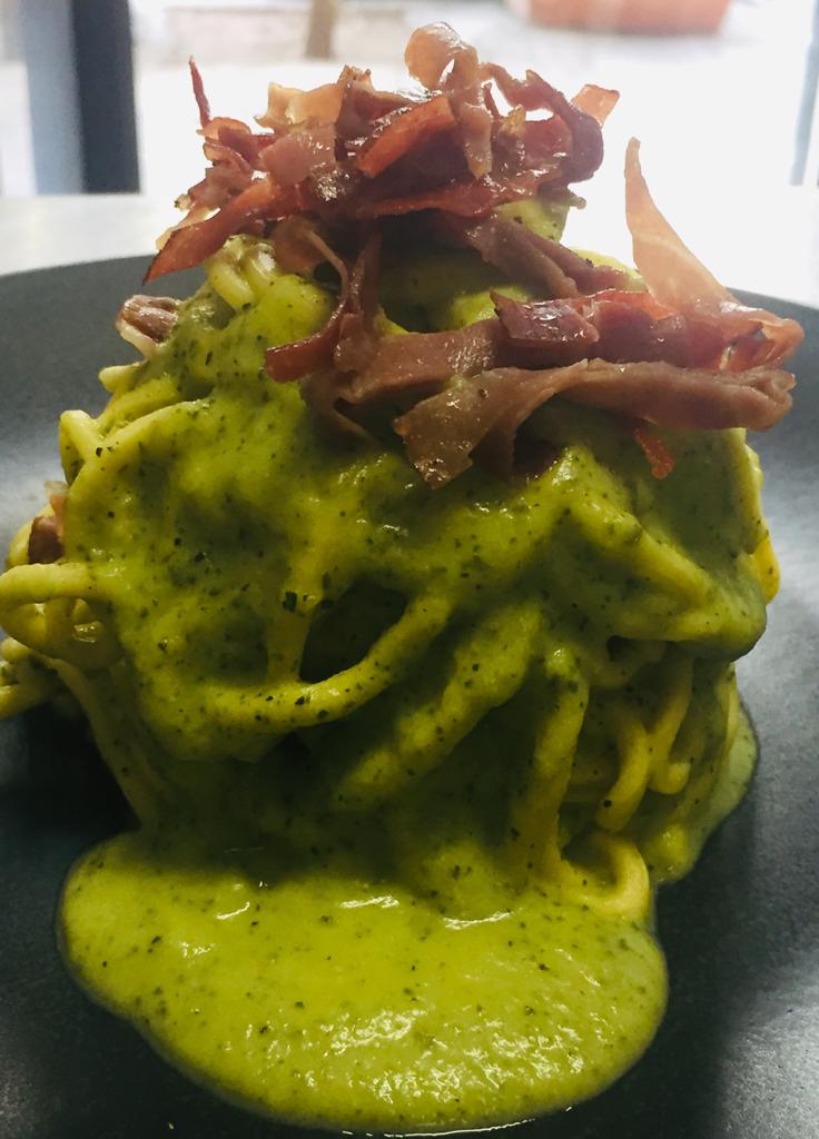 zucchine e speck