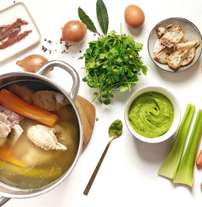 bollito con salsa verde