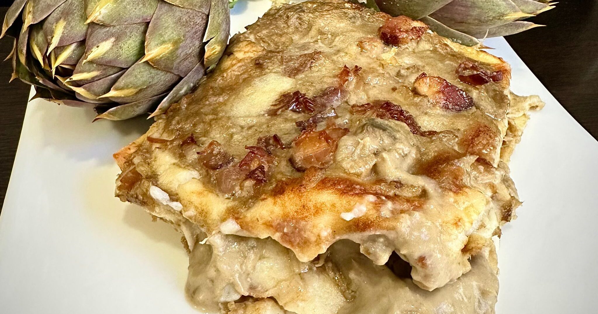 Lasagne carciofi Lasagne carciofi