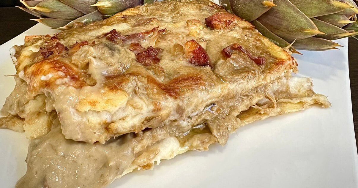 lasagne carciofi lasagne carciofi
