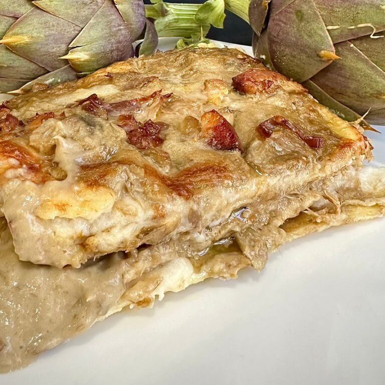 lasagne carciofi