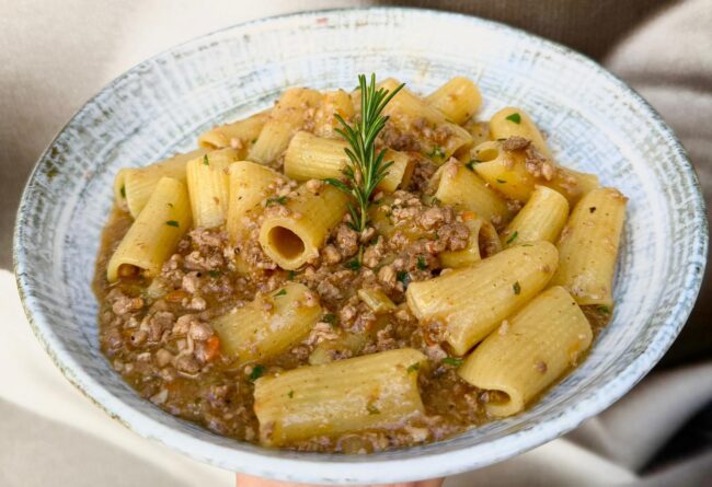 rag&ugrave; in bianco