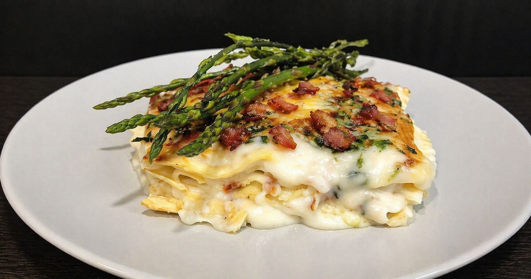 lasagne asparagi e speck