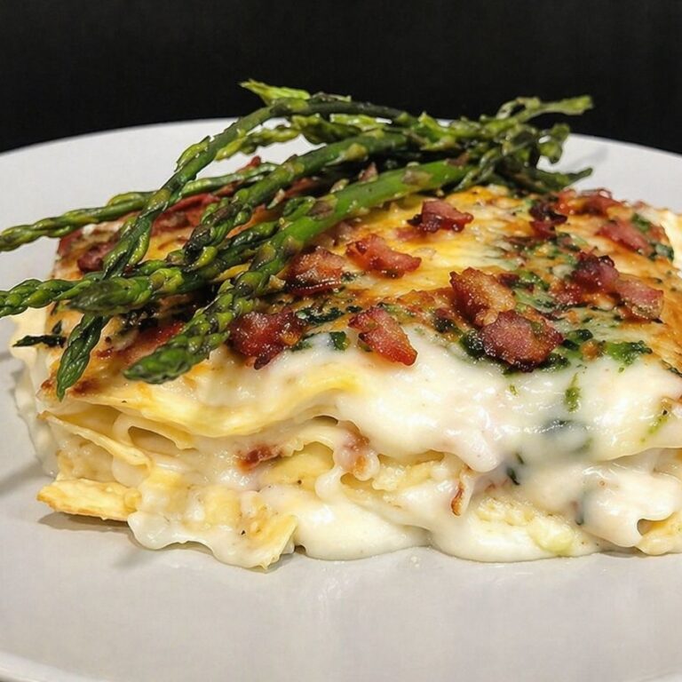 lasagne asparagi e speck