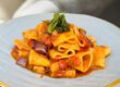 SUGO DI CILIEGINO, PESCE SPADA E MELANZANE