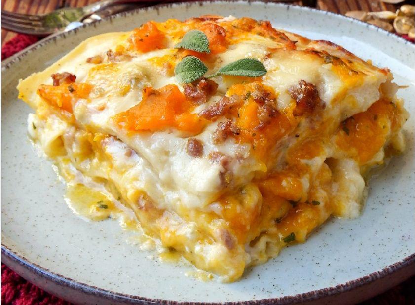 LASAGNE ZUCCA E SALSICCIA (2)