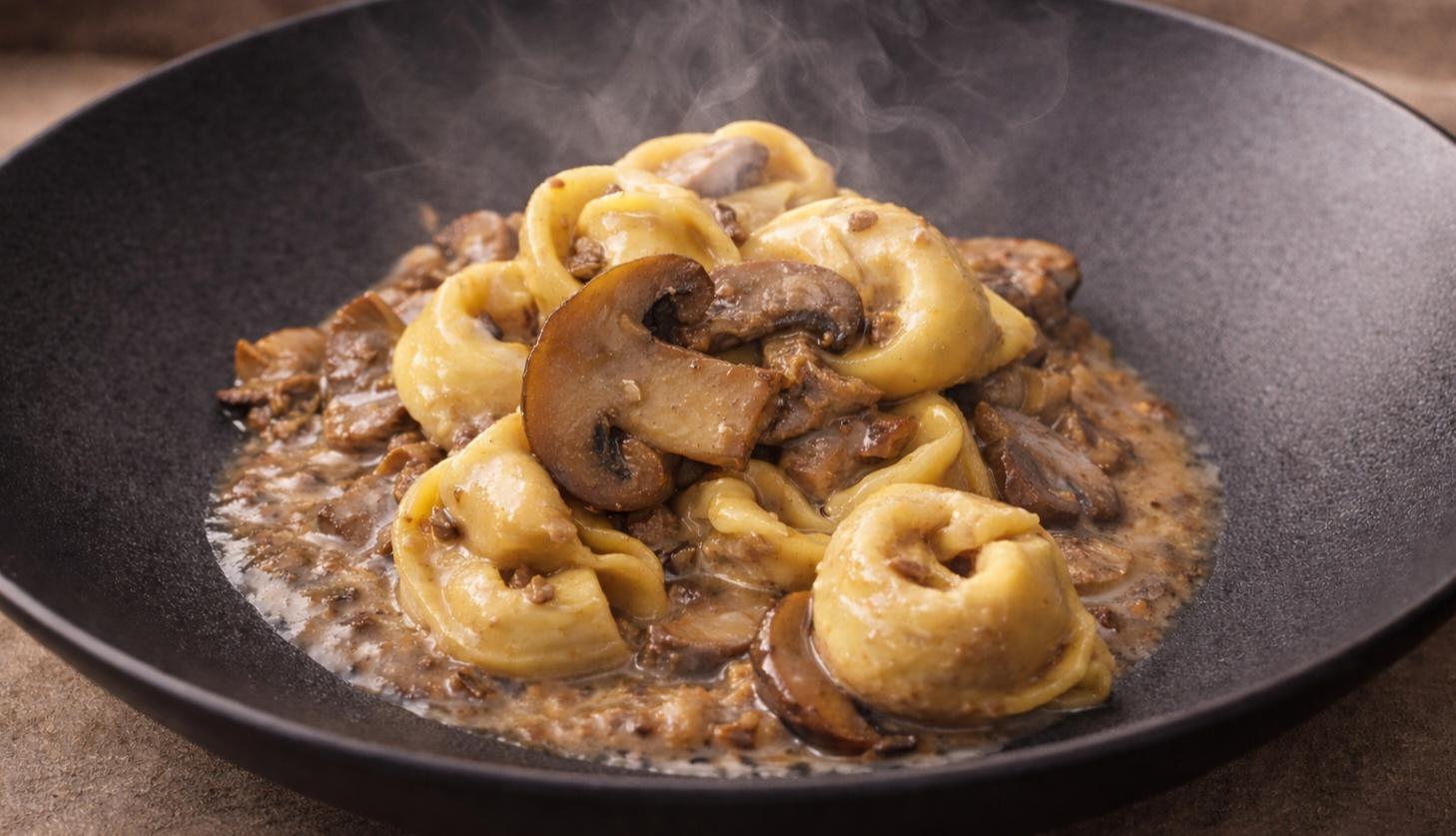 TORTELLONI CON FUNGHI PORCINI