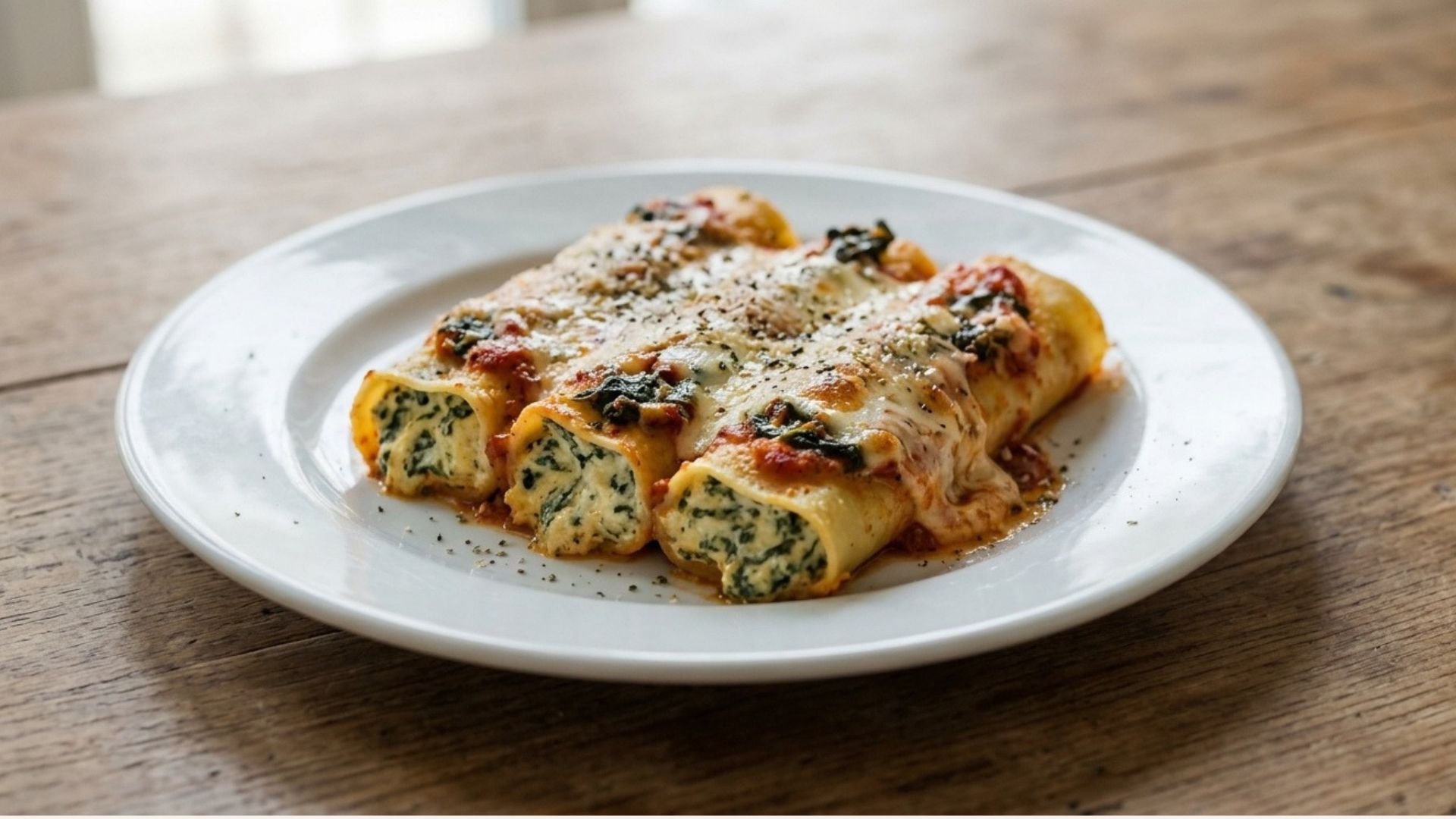 cannelloni ricotta e spinaci